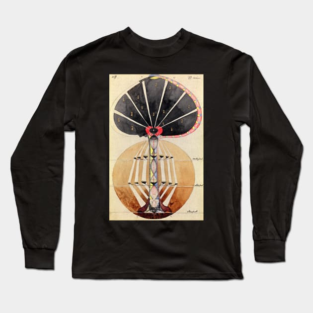 High Resolution Hilma af Klint The Tree Of Knowledge No 3 Series W 1915 Long Sleeve T-Shirt by tiokvadrat